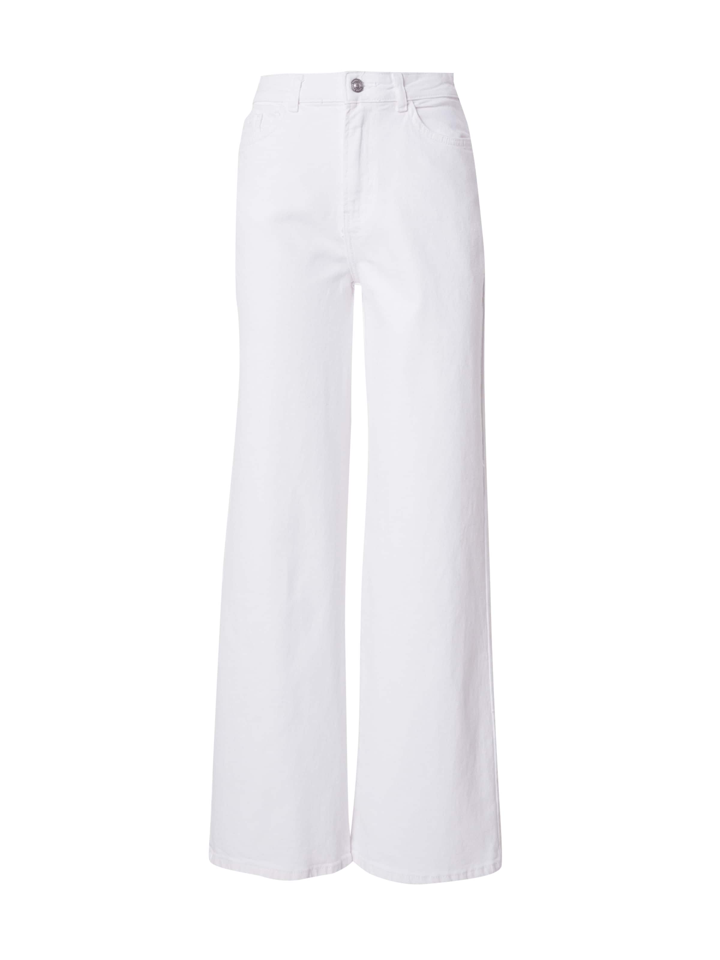 PIECES Jean 'PCSelma' en blanc, Vue avec produit