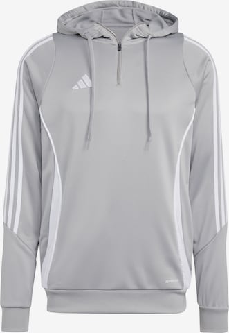 Sweat de sport 'TIRO24' ADIDAS PERFORMANCE en gris : devant
