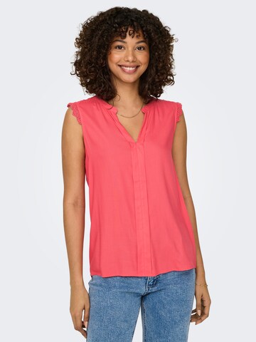Camicia da donna 'Kimmi' di ONLY in rosso: frontale