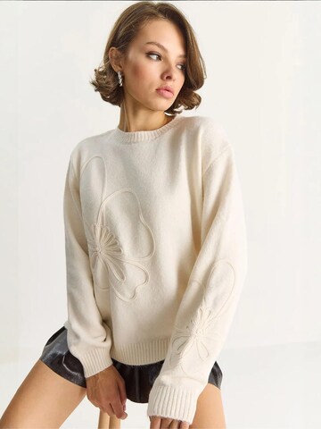 Bianco Lucci Pullover in Weiß