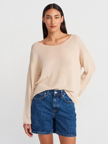 Dilvin Pullover 'Pullover'‌‌‌‌‌‌‌‌‌‌ in Beige: Vorderseite