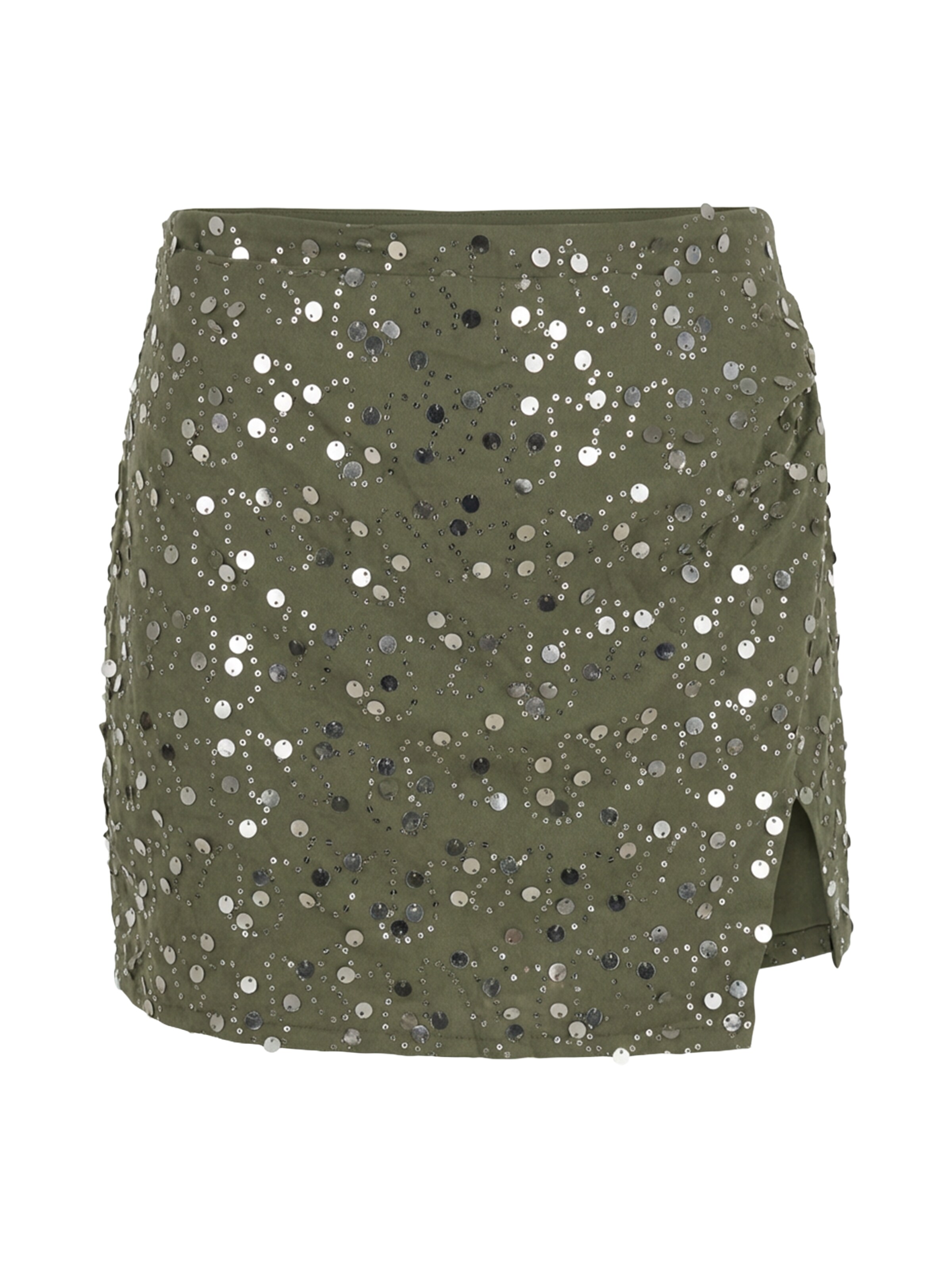 studioselect Rok 'Antonie' in de kleur Olijfgroen, Productweergave