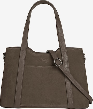 Cluty Handtasche in Grau: Vorderseite