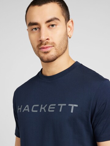 Hackett London Tričko 'ESSENTIAL' – modrá