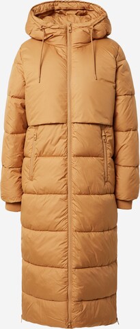 TOM TAILOR DENIM Winter Coat in Beige: front