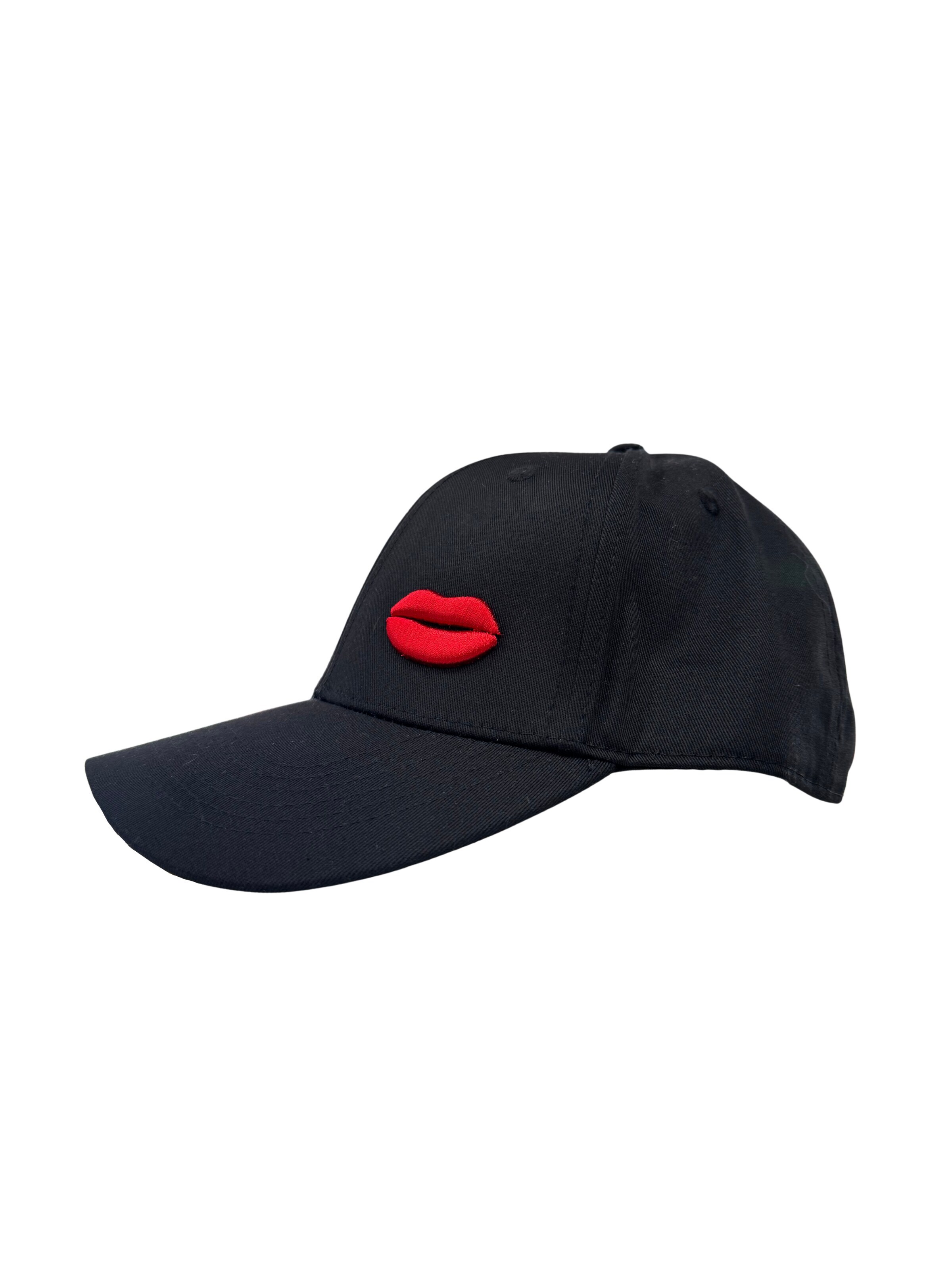RADADA Pet 'Red Lip' in Zwart