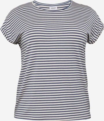 Vero Moda Curve - Camisa 'AYA' em azul: frente