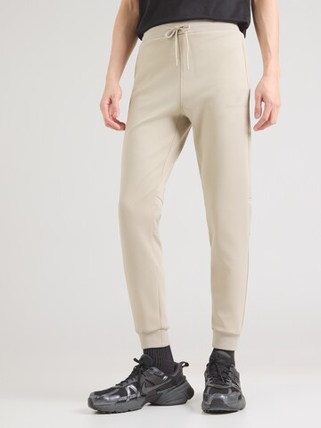 Effilé Pantalon de sport 'Domino' Sergio Tacchini en beige : devant
