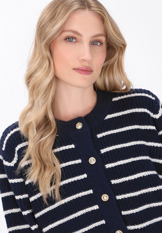 DreiMaster Maritim Gebreid vest 'Classic Look' in Blauw