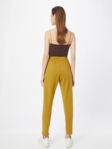 JDY Tapered Pleat-Front Pants 'PRETTY' in Yellow