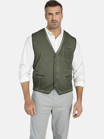 Charles Colby Vest ' Duke Stoud ' in Green: front
