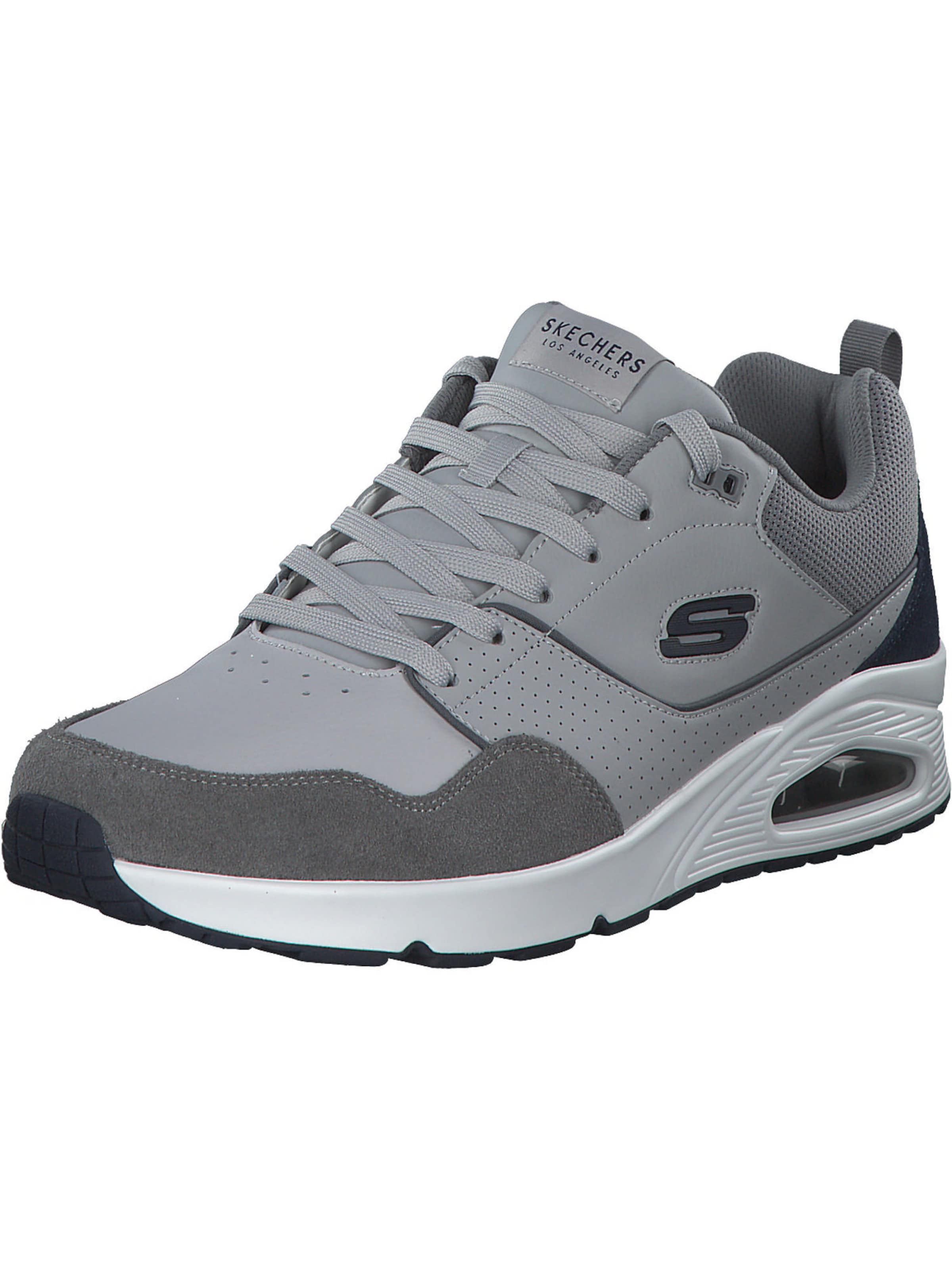 SKECHERS Σνίκερ χαμηλό 'UNO - RETRO ONE' σε γκρι: μπροστά