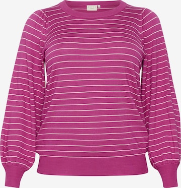 Pullover 'Malia' di KAFFE CURVE in rosa: frontale
