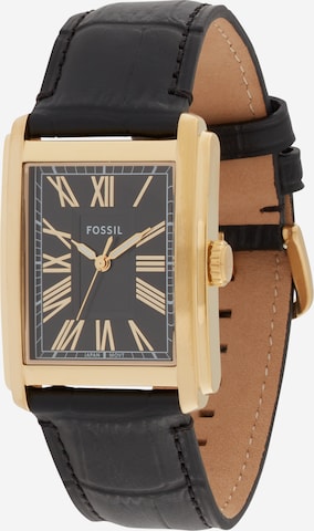 FOSSIL Analoginen kello 'CARRAWAY' värissä musta: etupuoli