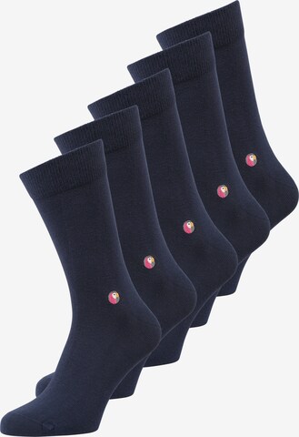 Sokid Socken (GOTS) in Blau: predná strana