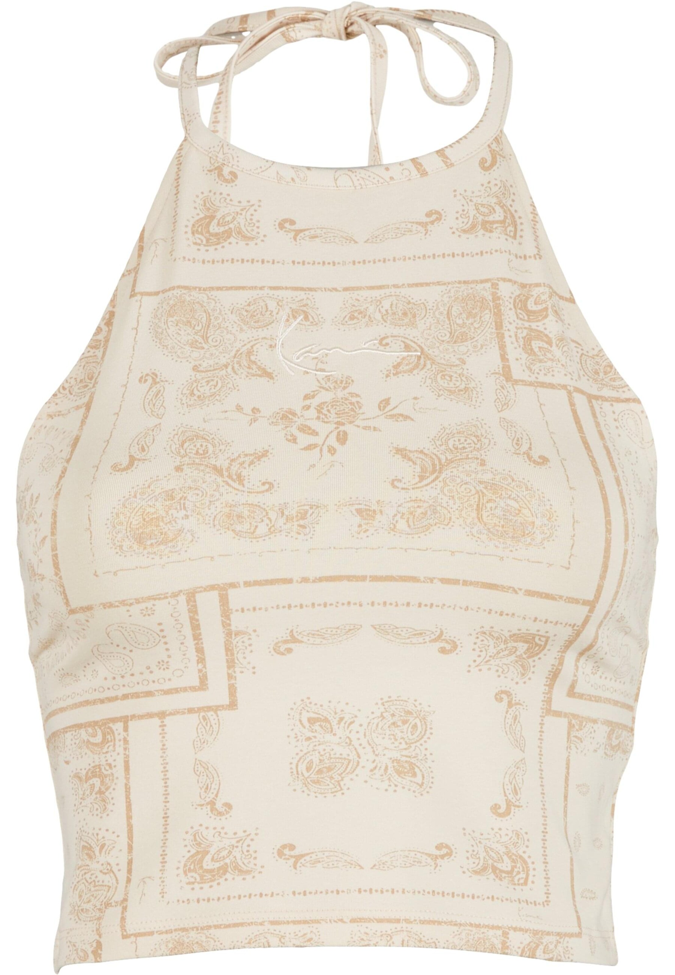 Haut Karl Kani en beige : devant