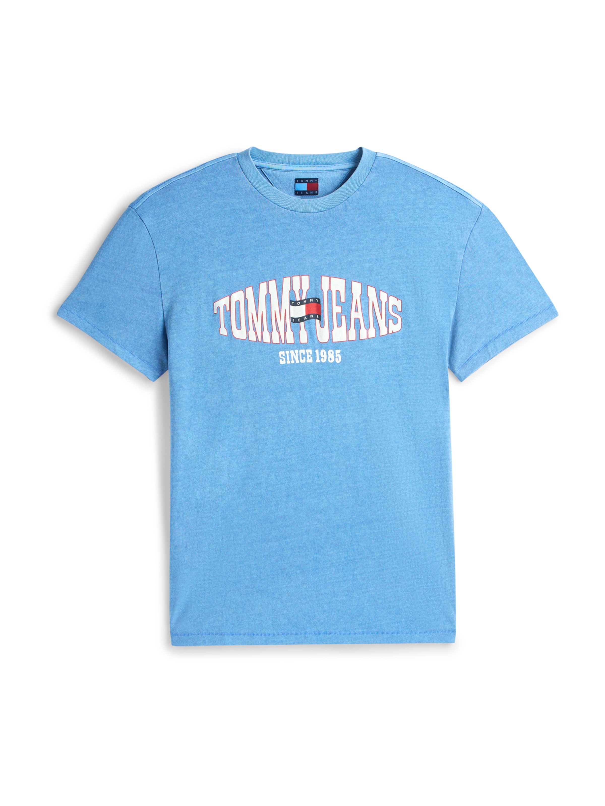 zils Tommy Jeans T-Krekls: no priekšpuses