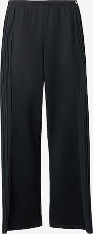 Nike Sportswear Wide leg Παντελόνι σε μαύρο: μπροστά