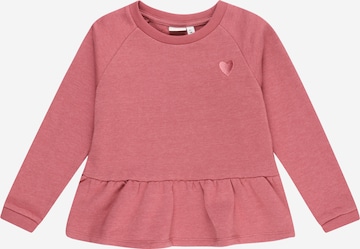 NAME IT Sweatshirt 'VILUNA' in Pink: predná strana