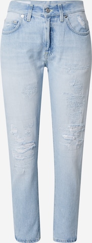 Jeans de la Dondup pe albastru: față