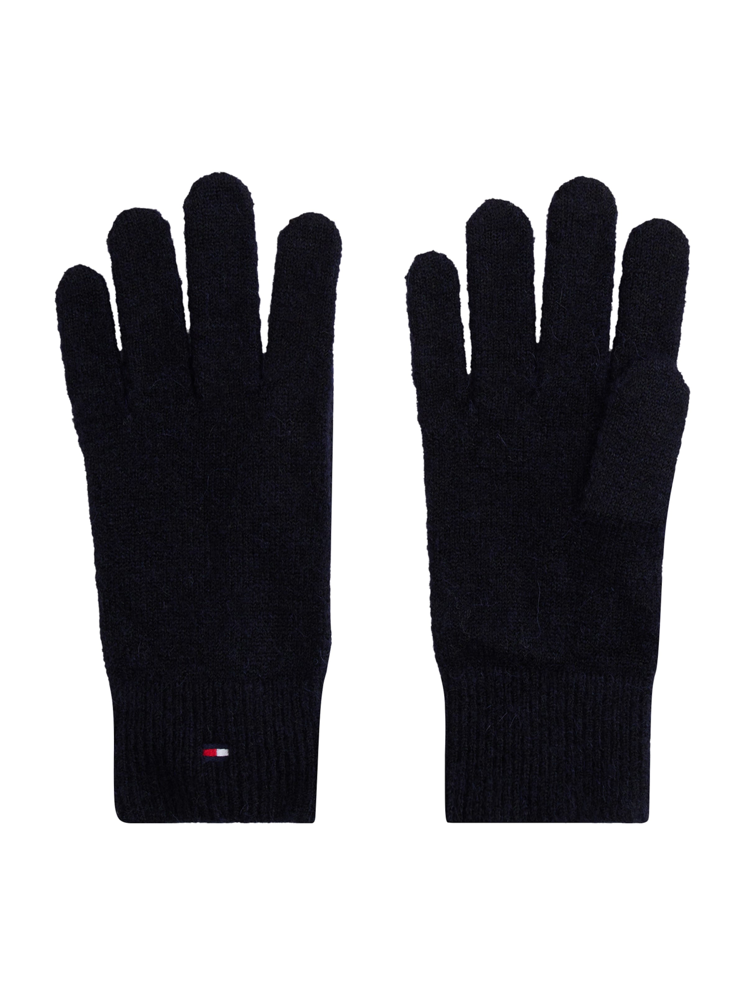 TOMMY HILFIGER Full finger gloves in Blue: front