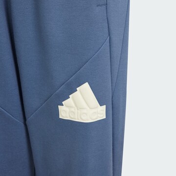 ADIDAS SPORTSWEAR Tapered Sports trousers 'Future Icons' in Blue