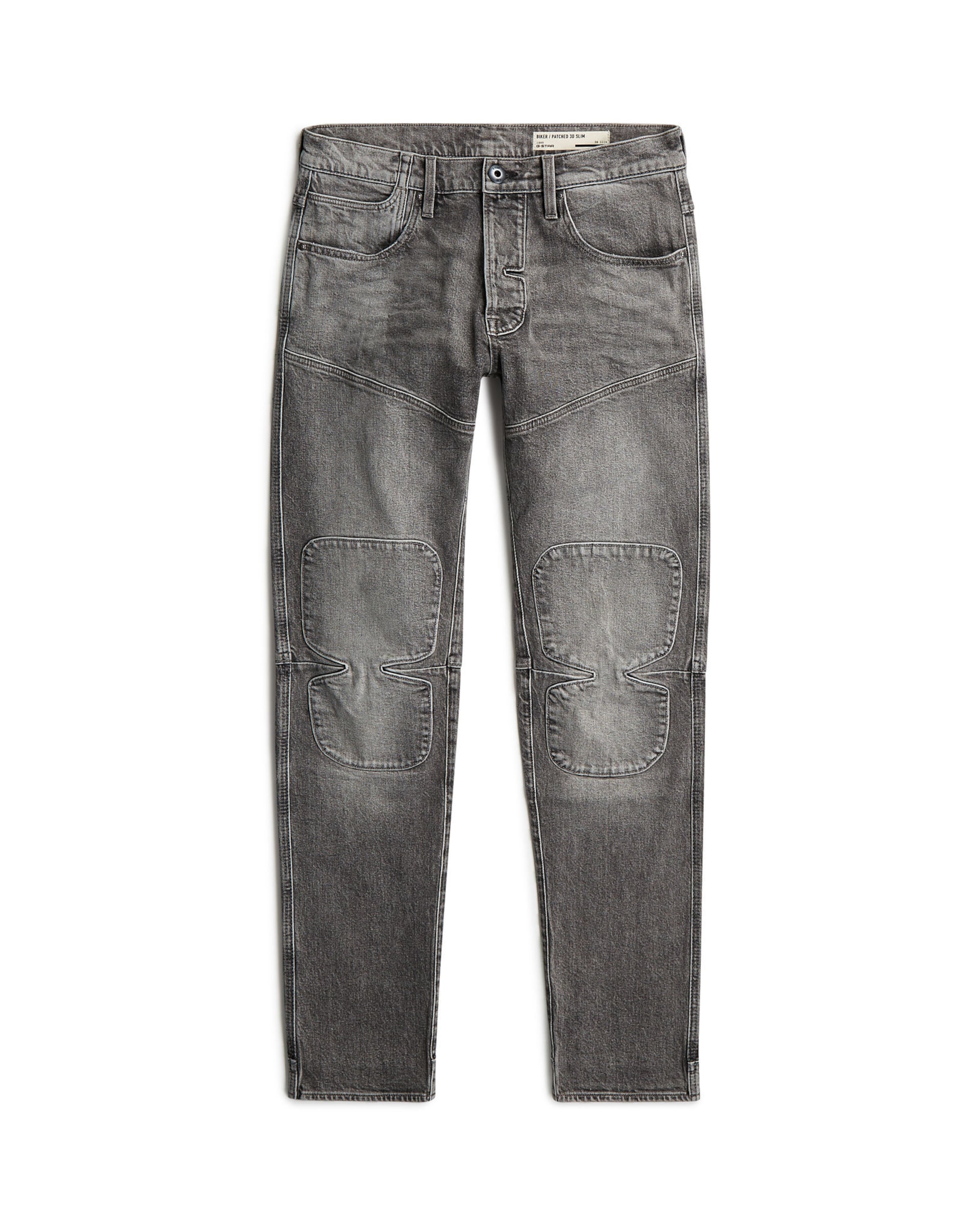 G-STAR Jeans 'Biker Patched Slim Jeans' in Grey, Item view