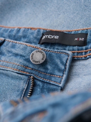 Ombre Regular Jeans‌‌‌‌‌‌‌‌ in Blau
