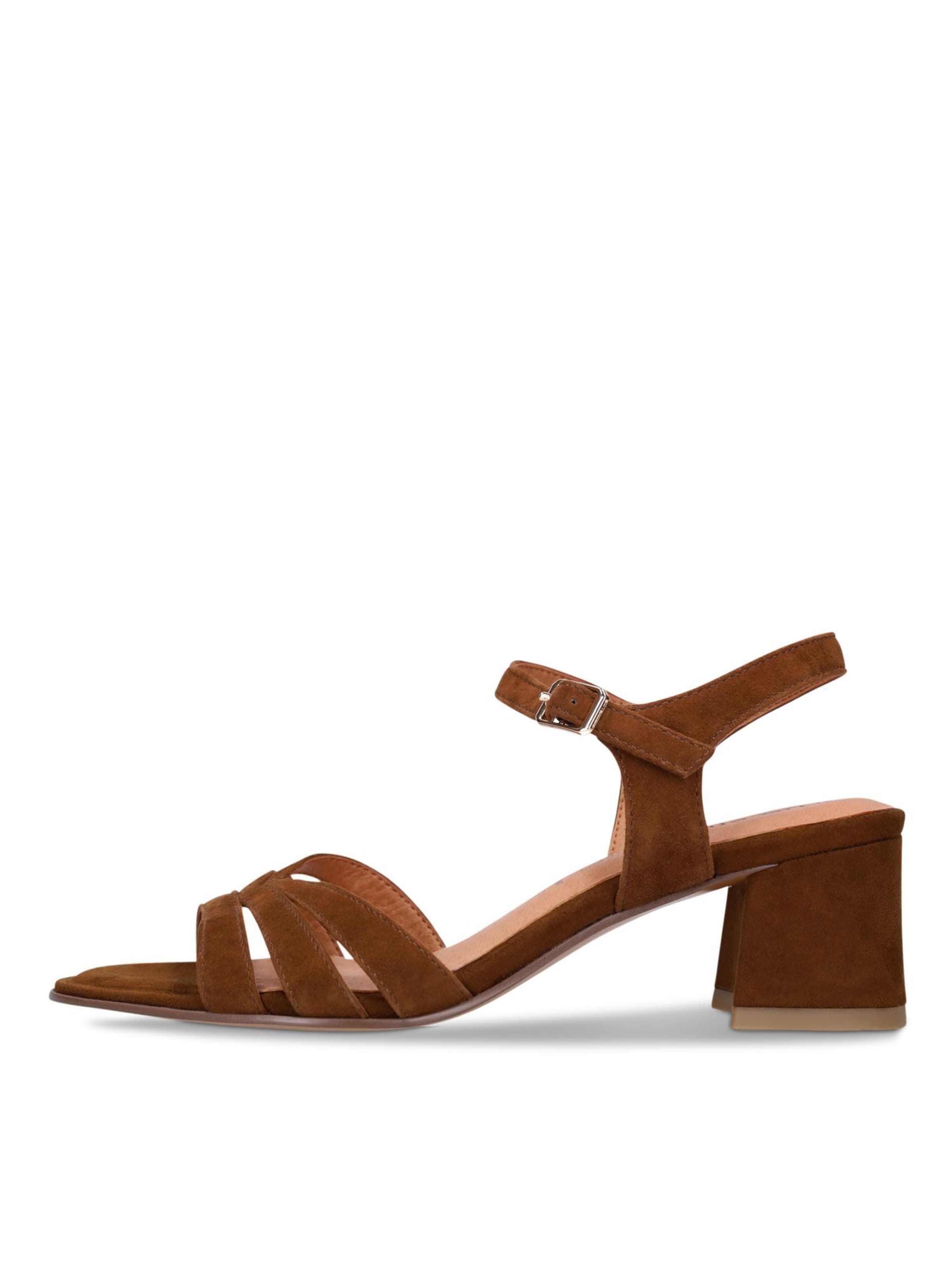 Sandales no stress en marron