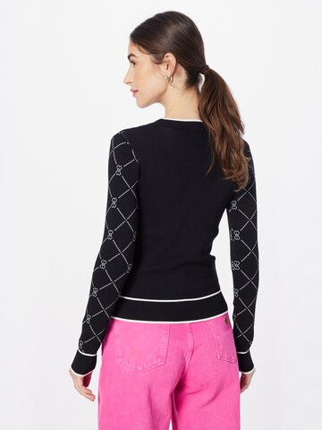 juoda River Island Kardiganas 'ARGYLE'