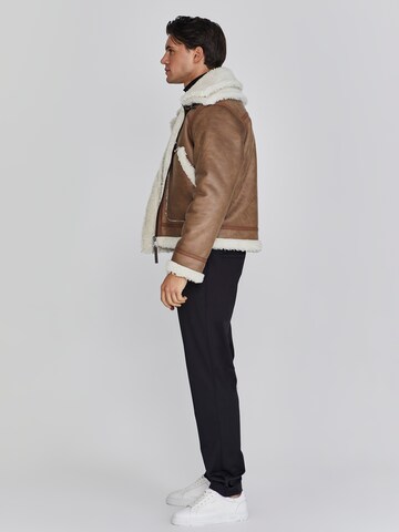 SikSilk Winterjacke in Braun