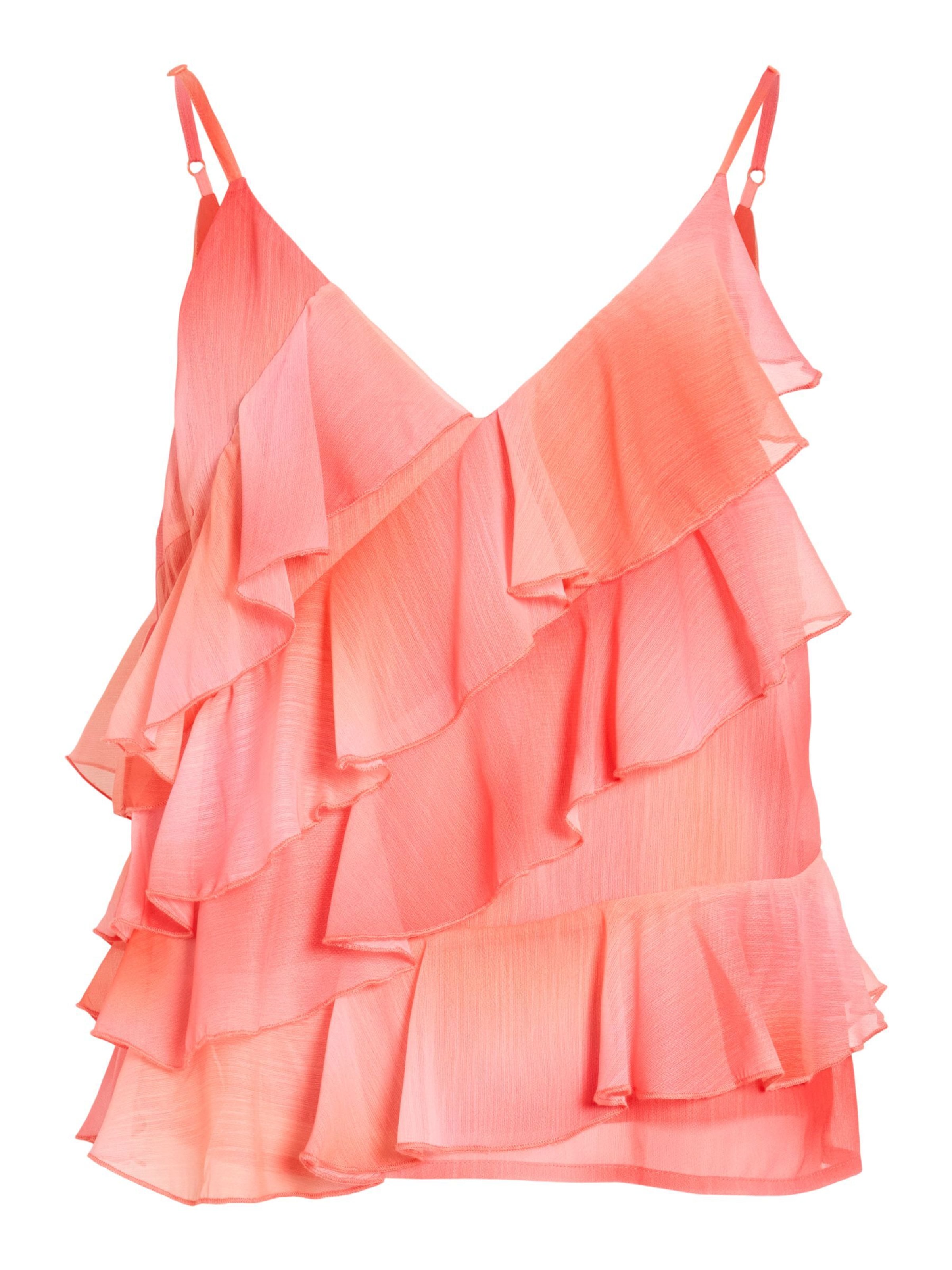 VILA Top 'VILuna' in Oranje: voorkant