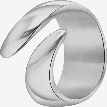 Lucardi Ring 'Paulette' in Silver: front