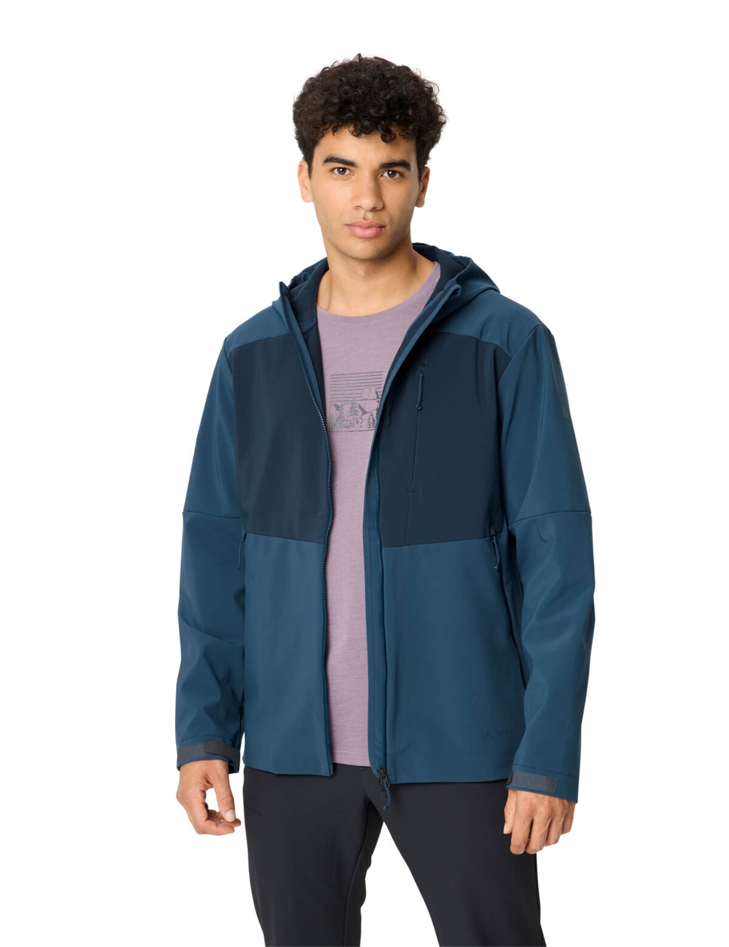 VAUDE Outdoorjas 'Roccia III' in Blauw