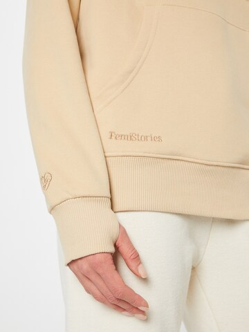 Femi Stories Sweatshirt 'KARO' in Beige