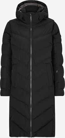 ZIENER Outdoor Coat 'TELSE' in Black: front