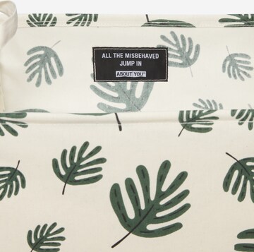 ABOUT YOU - Cubo de la ropa sucia 'Jungle' en beige