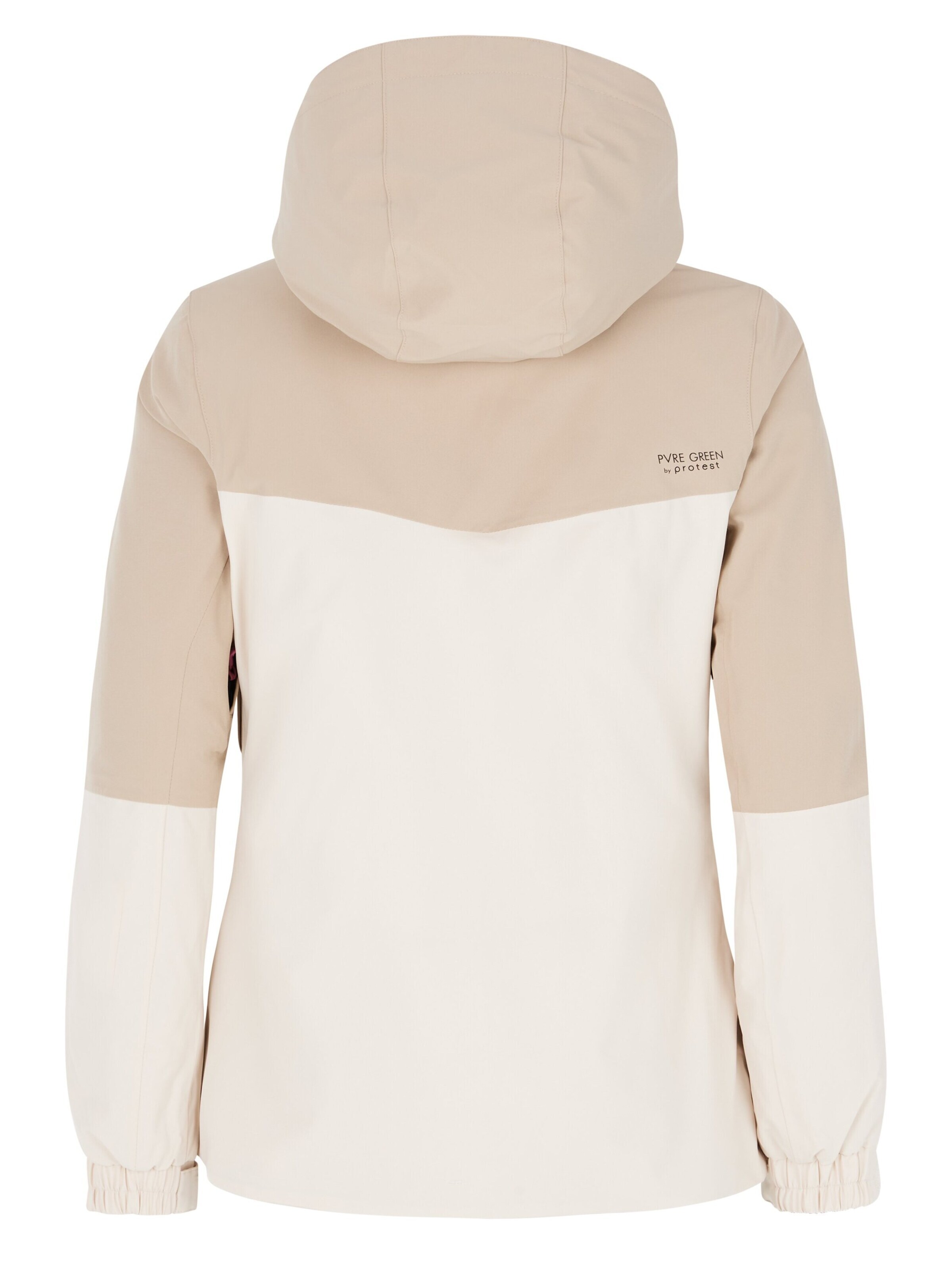 PROTEST Athletic Jacket 'PRTDISK' in Beige