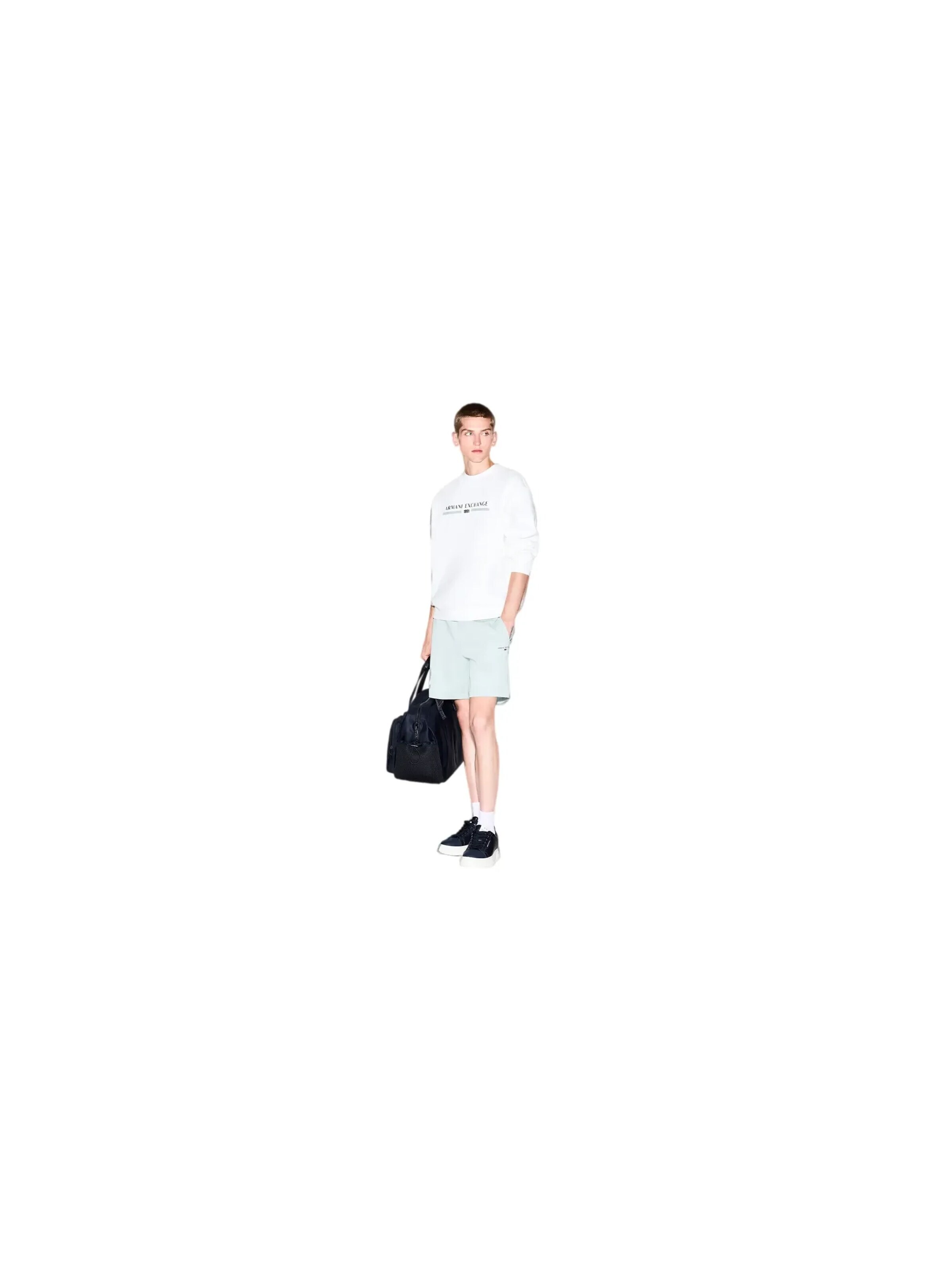 ARMANI Sweatshirt 'Signature' in White
