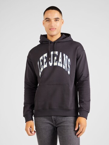 Sweat-shirt Lee en noir : devant