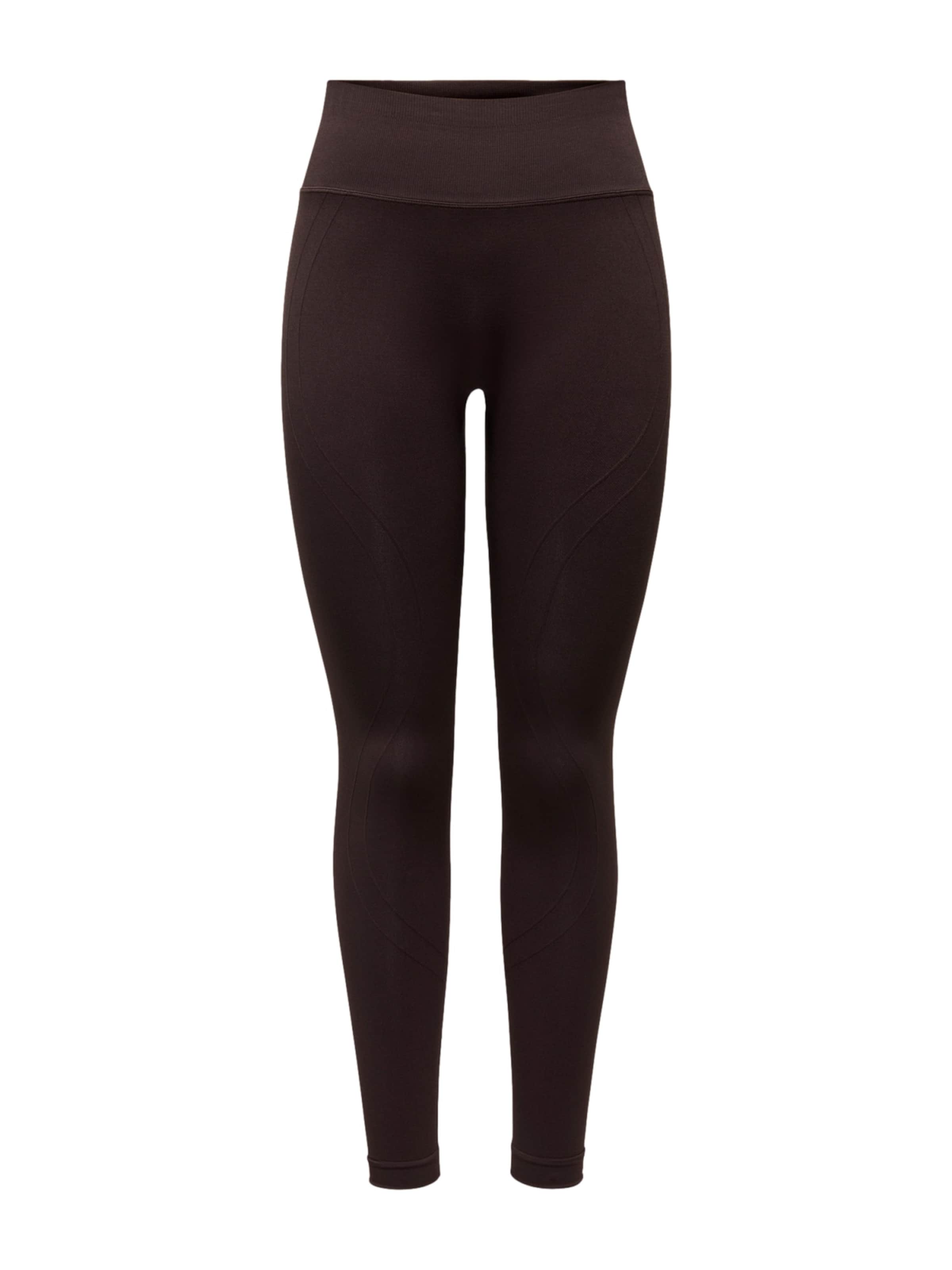 ONLY PLAY Skinny Workout Pants 'ONPAlva' in Brown: front
