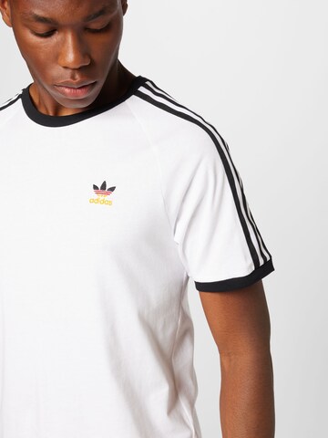 ADIDAS ORIGINALS T-Shirt '3-Stripes' in Weiß