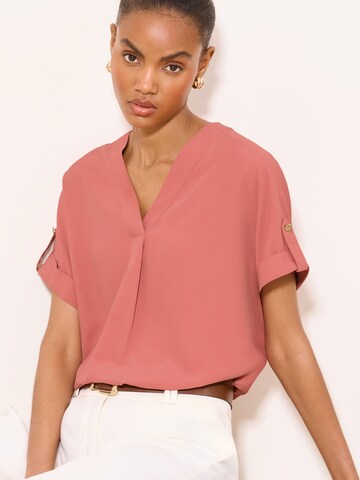 Chemisier Lipsy en rose : devant