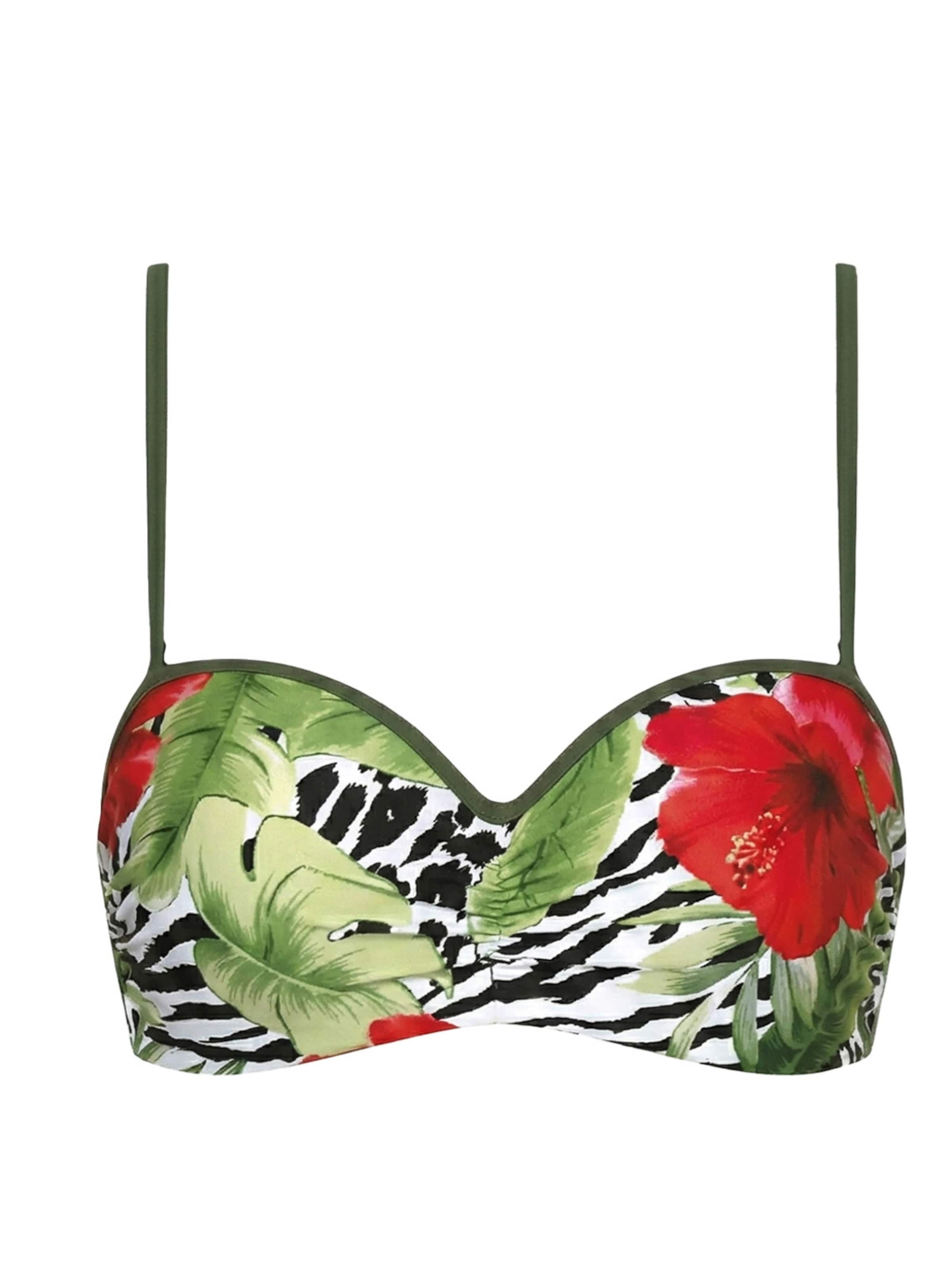 Marko Push-up Bikinitop 'Padme  M-814 (1)' in Groen: voorkant