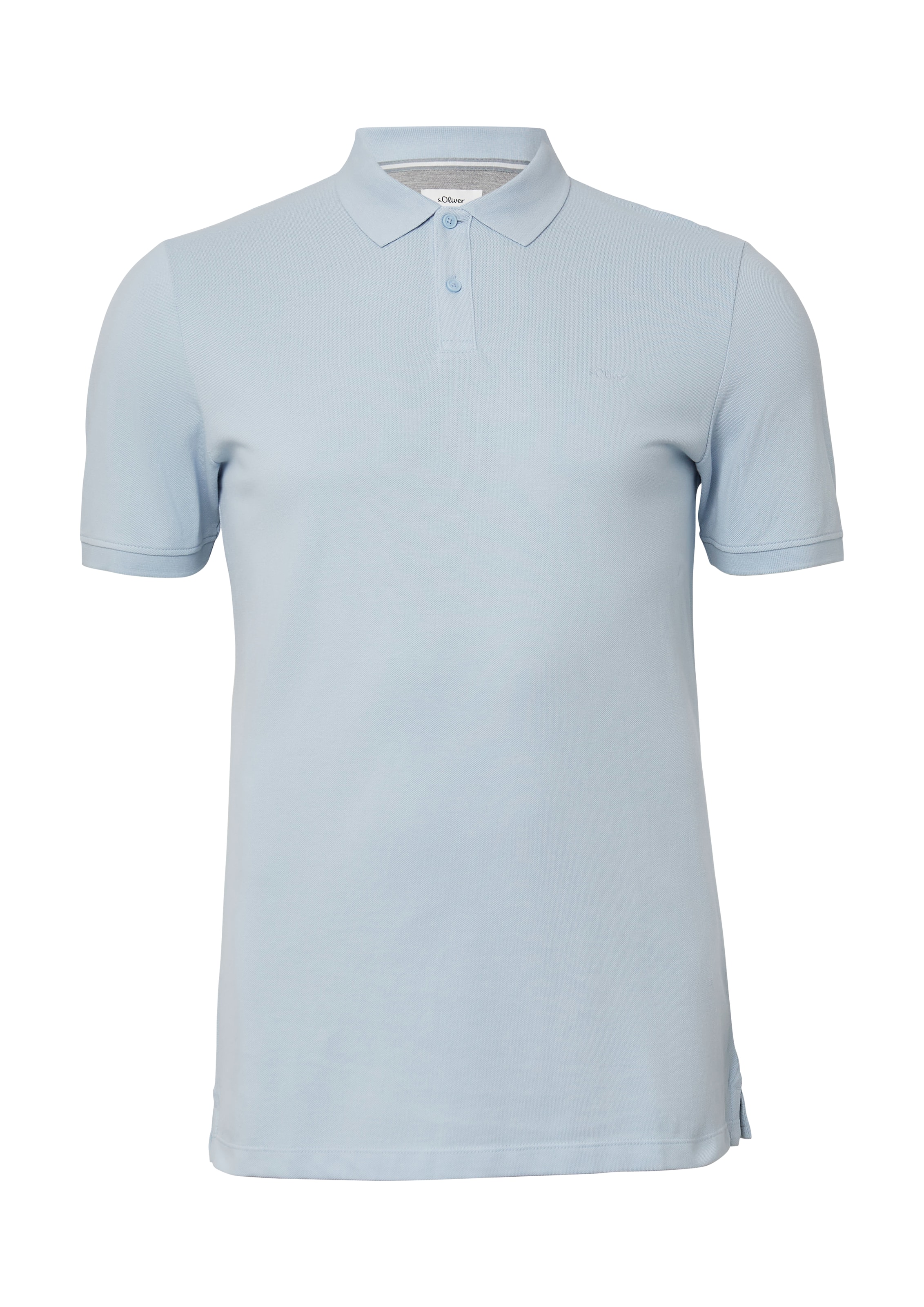 s.Oliver Men Tall Sizes Shirt in Blue: front