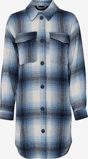 ICHI Übergangsjacke 'EVALI' in blau / hellblau / schwarz / weiß, Produktansicht