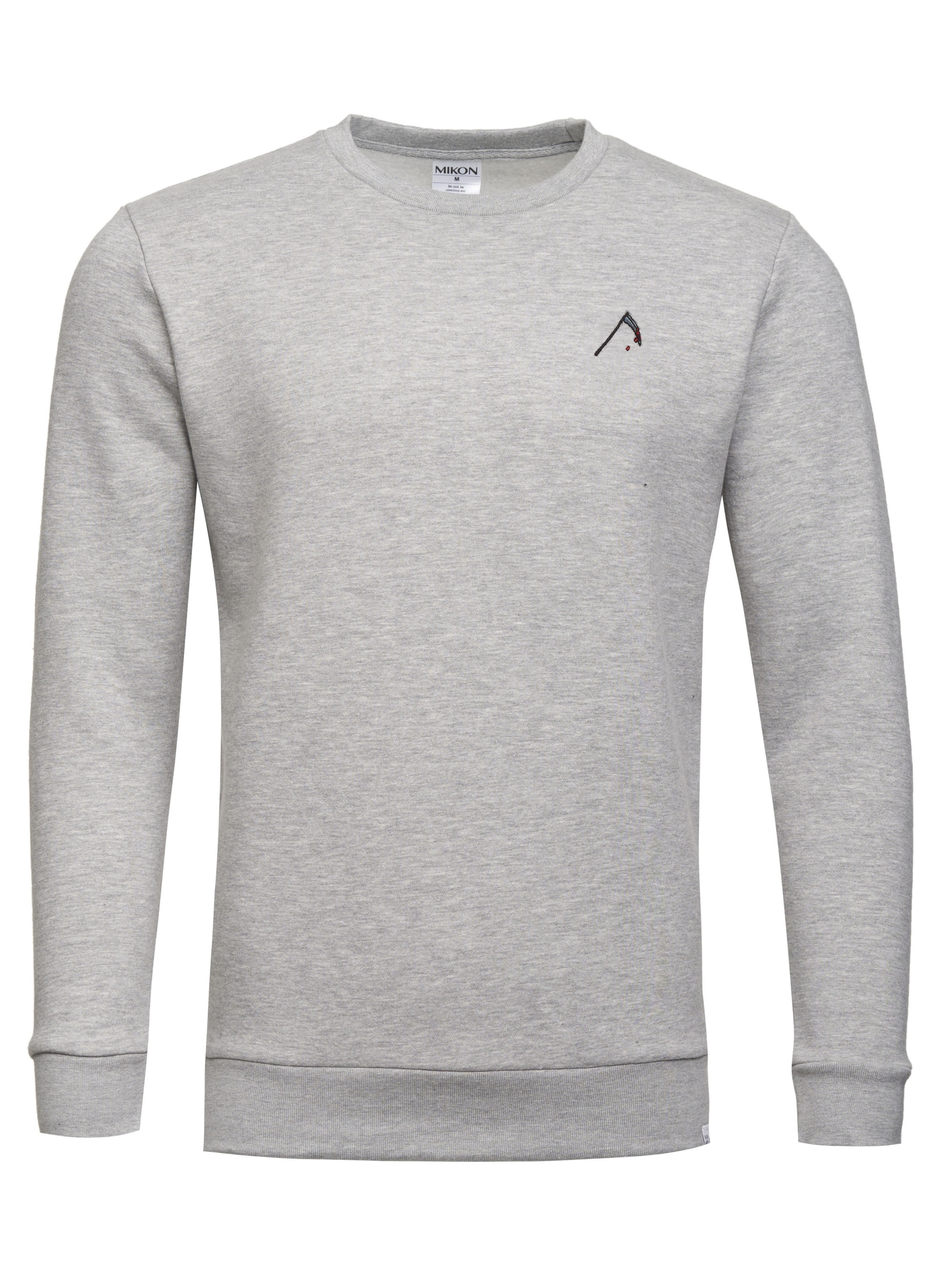 Mikon Sweatshirt in Grau: Vorderseite