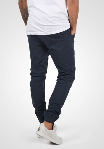 !Solid Tapered Chino Pants 'THEREON' in Blue