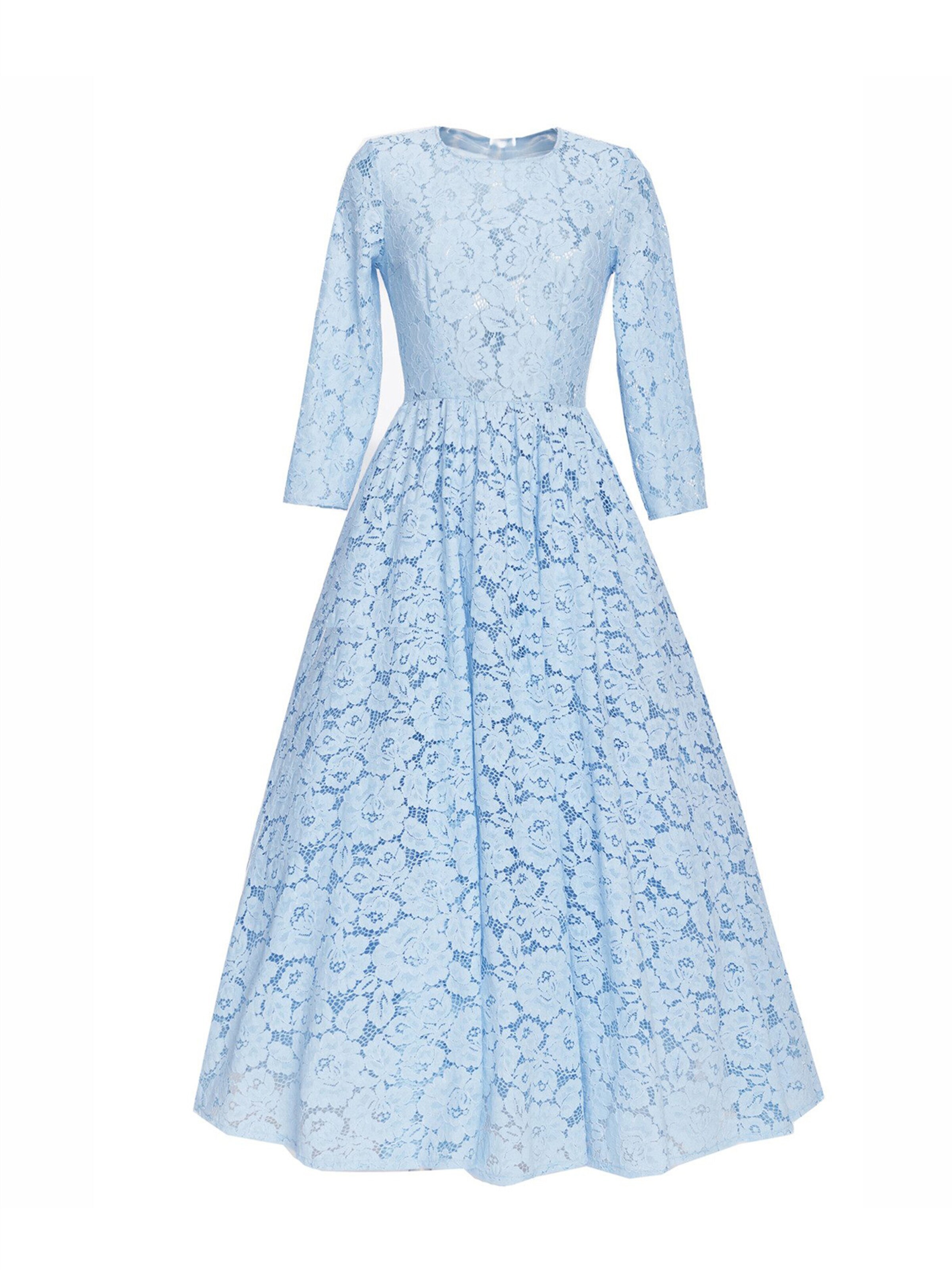 Robe de cocktail 'Vicktoria' MATSOUR’I en bleu