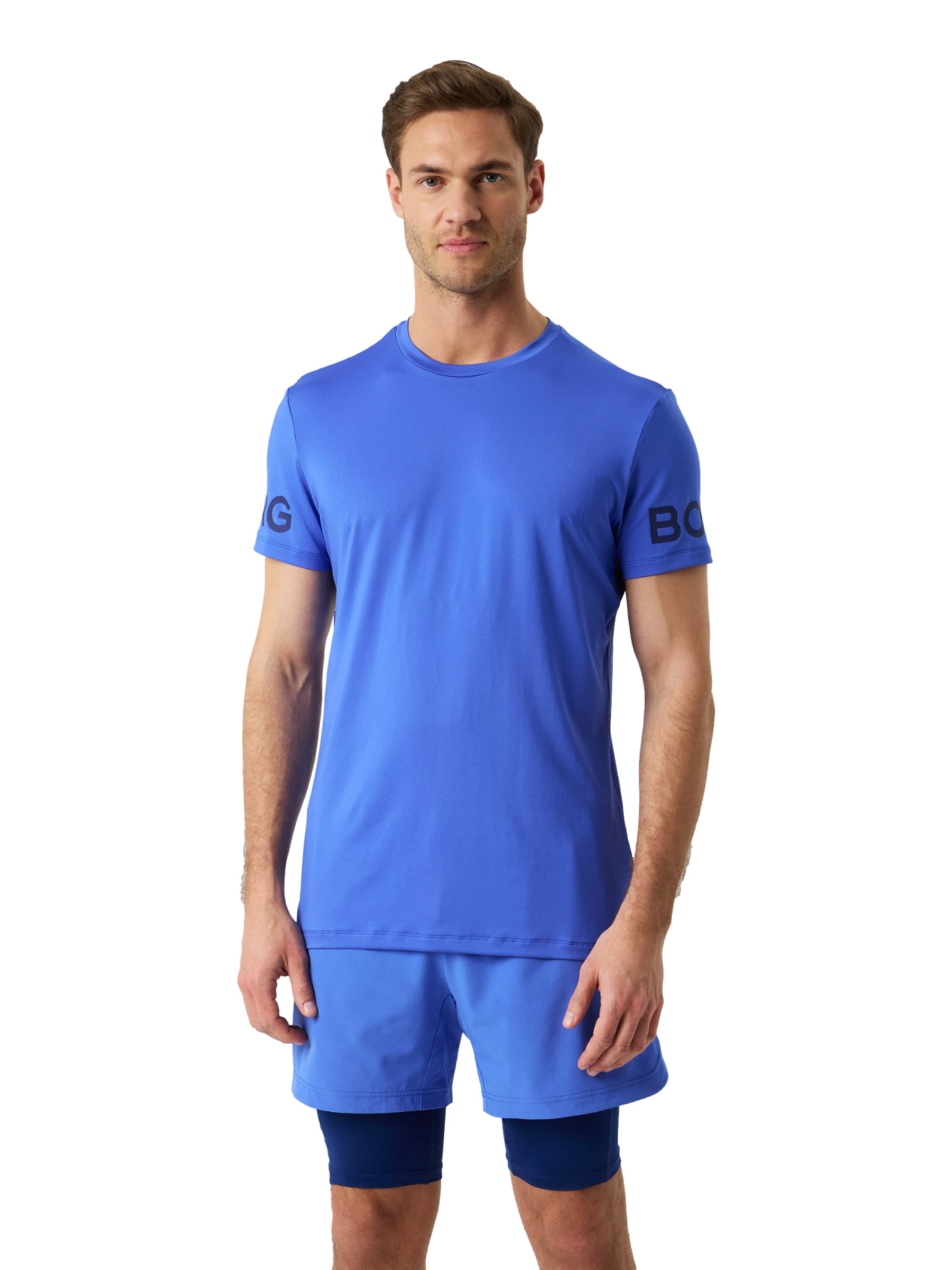 Maglia funzionale di BJÖRN BORG in blu: frontale